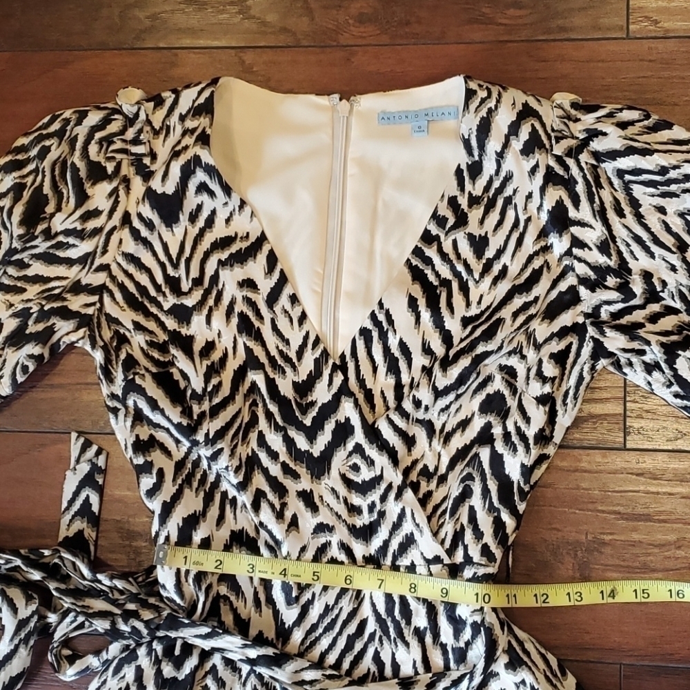 NWT Antonio Melani Animal print boho dress - Picture 6 of 11